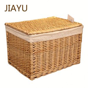 ส่วนลดง่ายต่อการเปิดตะกร้าเก็บเสื้อผ้าหวายสำหรับเสื้อผ้า - Product Image 4