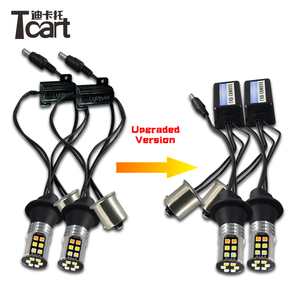 Accessori Alternativi per Illuminazione Auto, Nuovo Design DRL con Indicatore di Direzione, 20W 3 Colori, 1156 BA15s <span class=keywords><strong>P21W</strong></span>, Chip 3030, Lampada di Segnalazione Anteriore - Product Image 6