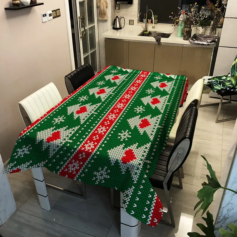 G & D Groothandel Decoraties Nieuwe Ontwerp Populaire Kerst Tafelkleed