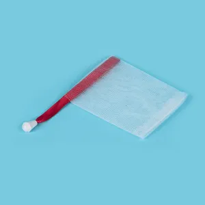 Promotional Drawstring Saver Pouch Foaming Net Wholesale Mesh Soap Bags To Be In White Black Pink And Other Colors