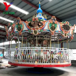 Listrik Merrygoround Produsen Kereta Api Kecil Kuno Mary SELAMAT Go Bulat Komidi Putar Di Taman Hiburan untuk Dijual