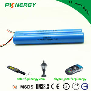 Personalizado 18650 de litio Ion 7.2 V 2000 mAh 2200 mAh 3000 mAh recargable li-ion batería 7.4 V - Product Image 2
