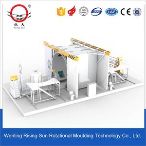 3.5m turrent rotationsformen kunststoff roll maschine maschine für machen großhandel blumentöpfe - Product Image 3