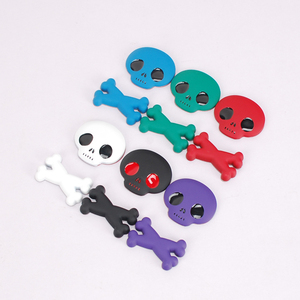 Personnalisé Drôle 3D alliage de Zinc métal Alien Crâne Emblème De Voiture Porte fenêtre Autocollants - Product Image 3