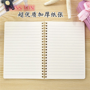 Cina fabbrica di produzione per bambini di cancelleria Del Fumetto creativo hollow deer carino notepad studnts uso taccuino a spirale - Product Image 3