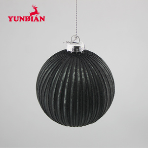 <span class=keywords><strong>Navy</strong></span> blu appeso 4 pollici opaco palla di vetro ornamento per la decorazione di natale
