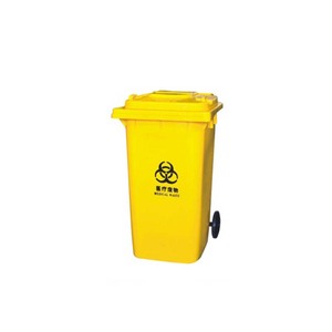 Gestion des déchets HDPE poubelle en plastique avec roues - Product Image 4