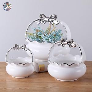 Cuencos de cerámica de superficie lisa, exquisitamente hechos y plateados, venta al por mayor, cuencos blancos de gran tamaño - Product Image 4