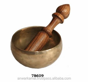 ชามทองเหลืองทิเบตสำหรับพุทธศาสนา,มีเสียง - Product Image 1