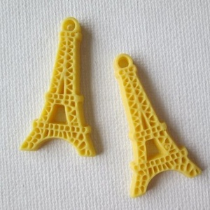 Al por mayor 44mm Color Pastel <span class=keywords><strong>resina</strong></span> Flatback Eiffel Towers <span class=keywords><strong>cabujones</strong></span> <span class=keywords><strong>de</strong></span> encantos - Product Image 3