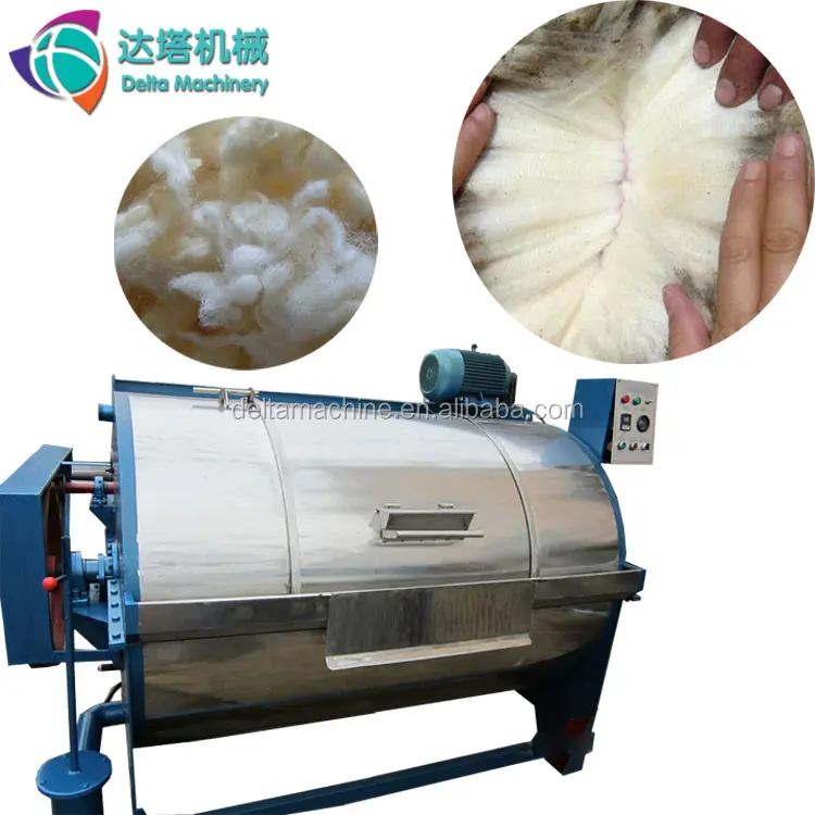 Ticari koyun yünü çamaşır makinesi/koyun yünü çamaşır susuzlaştırma kurutma makinesi/yün ovma makinesi