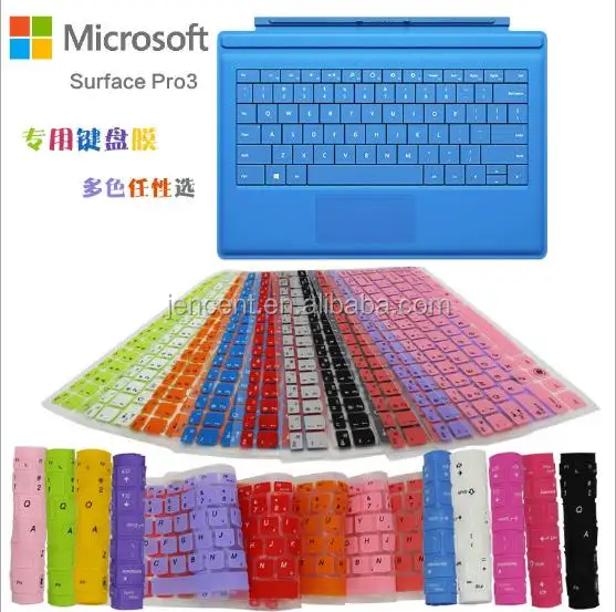 Silicone Waterproof tablet case for microsoft surface keyboard cover, for microsoft surface book pro 3 4 5 cover