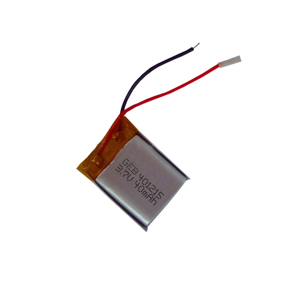 Batería de polímero de litio 401215, 3,7 V, 40mah, pequeña producción