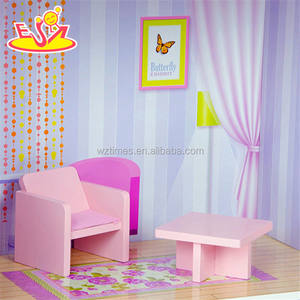 Commercio all'ingrosso bella per bambini in legno casa delle bambole <span class=keywords><strong>casetta</strong></span> <span class=keywords><strong>giocattolo</strong></span> 3 del pavimento delle ragazze di casa delle bambole in legno cottage W06A224 - Product Image 4
