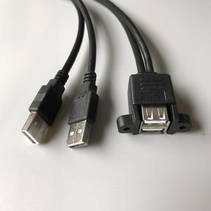 带锁的优质10厘米短d微型usb 2.0电缆 - Product Image 6