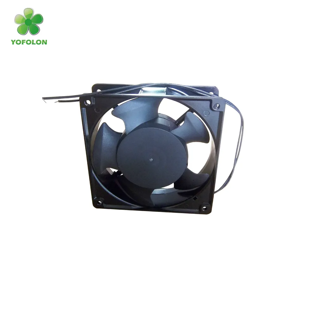 Yofolon 120x120x38mm 110V 220V ac soğutma fanı yüksek hız hava akımı 120mm metal ac fan