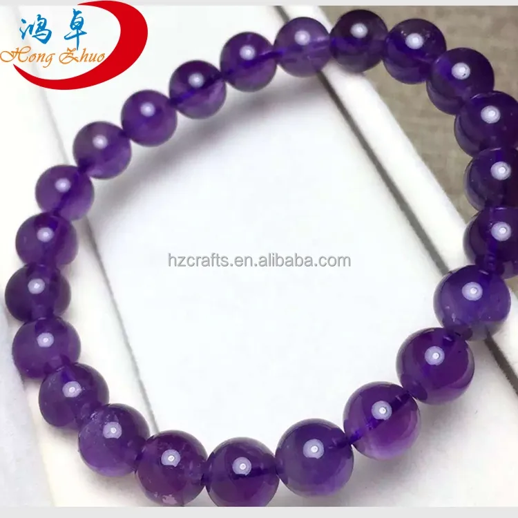 2023 heiß verkaufte Produkte farbigen Kristall AAA Uruguay Amethyst, hochwertige Schmuck Armband für Frauen Accessoires Natur kristall