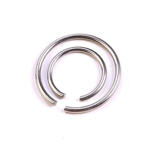 Anneau à ressort rond de type <span class=keywords><strong>C</strong></span> en acier à ressort/acier inoxydable personnalisé Sandingsheng DIN7993/DIN9045 - Product Image 3