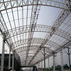 Larga vida luz calibre arco viga de acero y recubrimiento en polvo techo para estación de tren - Product Image 1