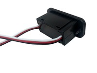 Harnais d'interrupteur marche/arrêt robuste de style RC Jr avec LED lumineuse et port de charge en matière plastique pour bateau de voiture RC