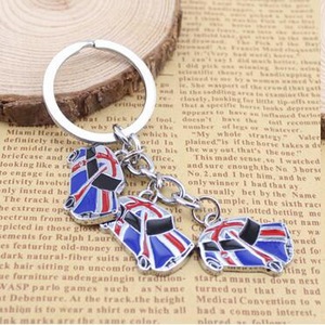Porte-clés <span class=keywords><strong>en</strong></span> alliage d'émail, porte-clé souvenir à double pont, pour téléphone, 20 pièces - Product Image 4