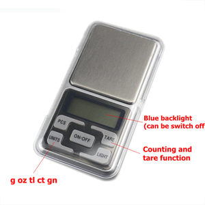 JS-01 Digitale Taschen waage Unkrauts chmuck waage Elektronische Waage Gewichts balance - Product Image 5