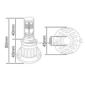 Alto Rendimiento H11 LED Especial Passat B5 Coche Faro - Product Image 2