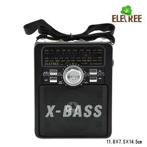 CHINE X-BASS <span class=keywords><strong>FM</strong></span>, SUIS SW 3 BANDE RADIO PORTABLE AVEC USB, Carte Jouer AVEC LED LAMPE DE POCHE/CASQUE/AUX-IN Jack EL-4422UAT - Product Image 2