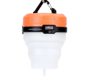 ミニポータブルランタンテントライトLED電球緊急ランプ防水ハンギングフック懐中電灯キャンプ用