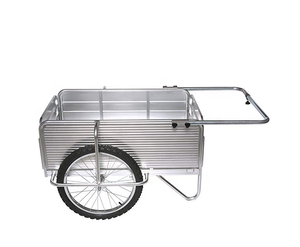 Aluminium Résistant de Chariot De Jardin Avec Panneaux Amovibles - Product Image 1