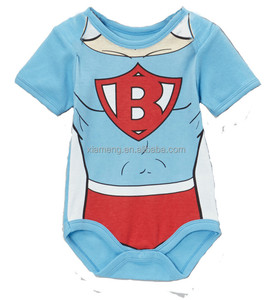 2016 hot selling carton box printed soft cotton fashion short sleeve baby monkey - Product Image 2