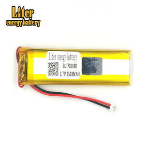 Plug 1.5-2 P 3.7 V 702890 2800 mah factory high quality lithium polymer battery rechargeable li-ion battery lipo - Product Image 2