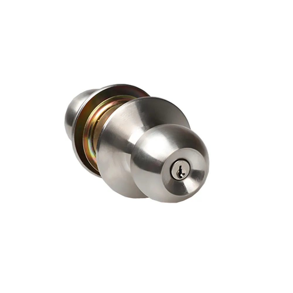 Zhongshan trava Ajustável Light-Duty cilindro fechadura da porta de Entrada Comercial rodada Knob lockset Tubular lever fechadura da porta