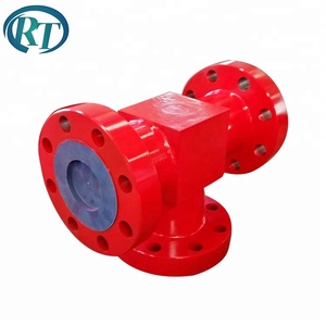 API 6A High Pressure Casting <strong>Carbon</strong> <strong>Steel</strong> Pipe Fittings All Flanged <strong>Tee</strong>