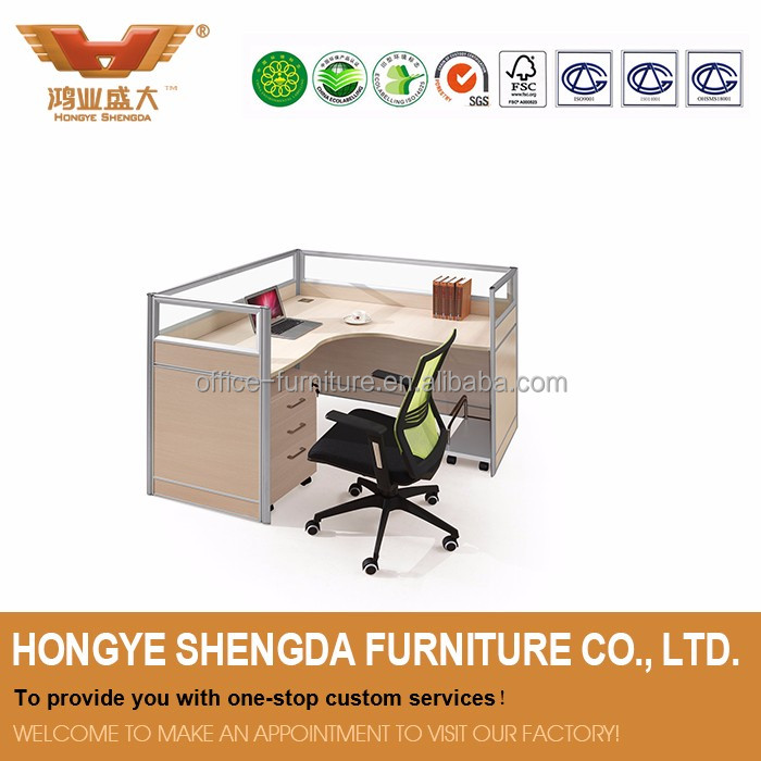 Moderne cloison de bureau design de luxe bureau partition cloison de bureau en aluminium