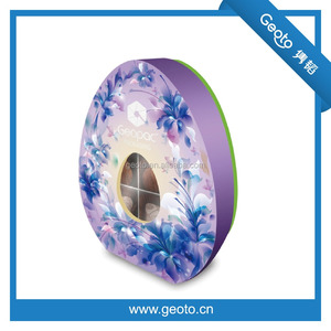 Delicada forma de huevo de chocolate de papel caja de papel de regalo para <span class=keywords><strong>el</strong></span> día de pascua forma de huevo caja de cand - Product Image 2