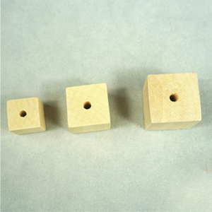 Hochwertige natürliche unvollendete 12 - 30 Mm Bulk Holz würfel blöcke Flache quadratische Holz perlen - Product Image 4