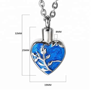 Eudora — collier et <span class=keywords><strong>pendentif</strong></span> cœur <span class=keywords><strong>de</strong></span> <span class=keywords><strong>vie</strong></span>, nouveau Design, bijoux Urn, <span class=keywords><strong>pendentif</strong></span> pour ceintures - Product Image 6