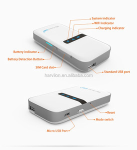 Bolsillo 4G LTE Módem Router WiFi Módulo de Relé Con Ranura Para Tarjeta Sim 4000 mAh Powerbank - Product Image 2