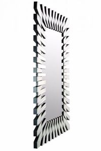 All Glass French Style <strong>Rectangular</strong> Venetian China Decorative <strong>Wall</strong> <strong>Mirror</strong> - Product Image 3