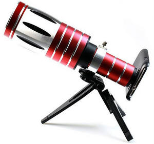 New aluminium 50X Zoom Telescope Camera Lens + retour housse + trépied pour iphone 5 5S 6 6 <span class=keywords><strong>plus</strong></span> - Product Image 4