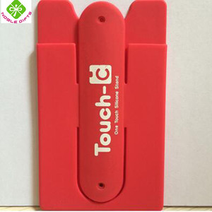 Wholesale high quality fashion eco-friendly silicone smart wallet card holder