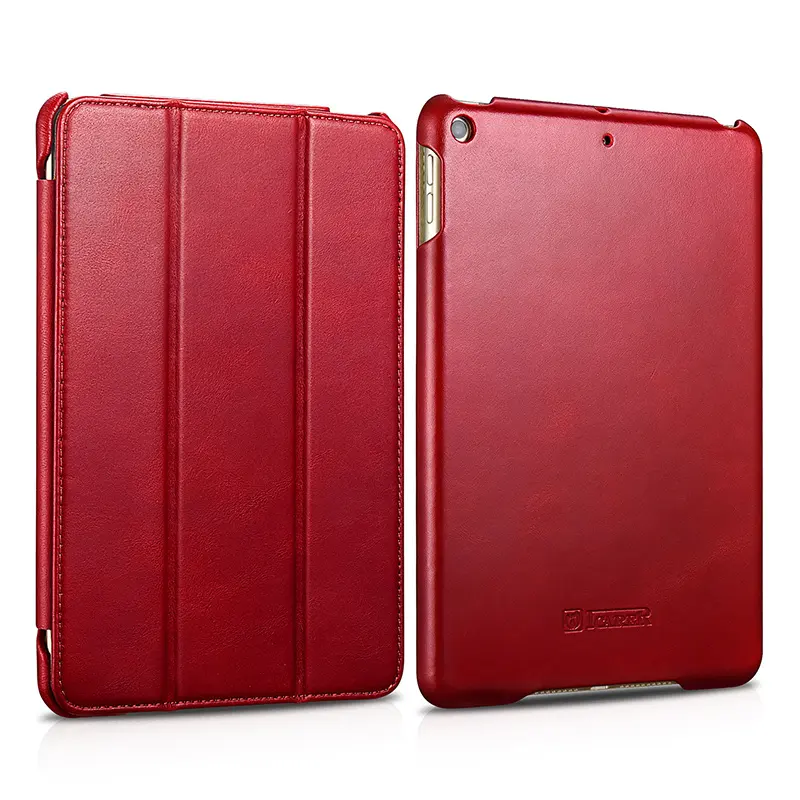 2019 New Design Genuine Leather Cover for iPad Mini Leather Protective Case for iPad Mini 5