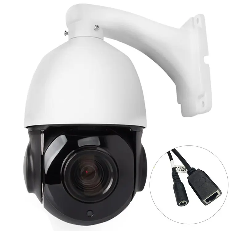 30X זום רשת CCTV חיצוני כיפת 1080P 5MP 8MP IP PTZ מצלמה עם 150m ראיית
