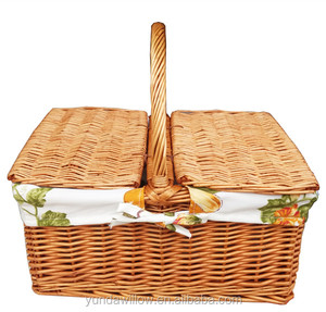 Giá rẻ số lượng lớn rỗng Dã Ngoại <span class=keywords><strong>wicker</strong></span> giỏ số lượng lớn bán buôn - Product Image 2