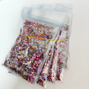 Strass flatback hotfix con colla forte AB colori strass flatback hot fix alla rinfusa