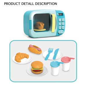 Forno a Microonde <span class=keywords><strong>Giocattolo</strong></span> Jacko Toys in Plastica ABS con Luci, Suoni e Rotazione per Bambini 3+ Set Cucina Gioco di Ruolo - Product Image 3