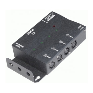 Amplificatore di segnale DMX a 4 canali Splitter per luci da palco a 4 vie <span class=keywords><strong>distributore</strong></span> Dimmer per illuminazione scenica - Product Image 1