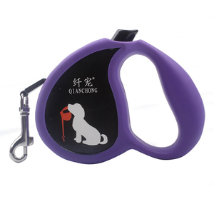 Ayarlanabilir naylon geri çekilebilir köpek tasma çeşitli renkler basit klasik çevre dostu lüks özel etiket Pet ürünleri baskılı - Product Image 5