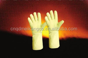 4 capas CE <span class=keywords><strong>EN</strong></span> 659 Guante de bombero contra incendios Guante de seguridad de Palma de cuero de <span class=keywords><strong>vaca</strong></span> Guante ignífugo de bombero - Product Image 5